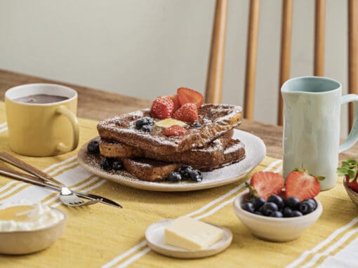 CHOCOLATE PROTEIN FRENCH TOAST